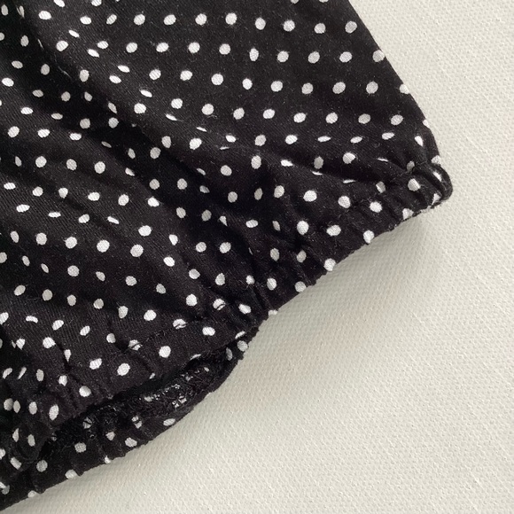 Michael Kors Black and White Polka Dot Top - Picture 4 of 10